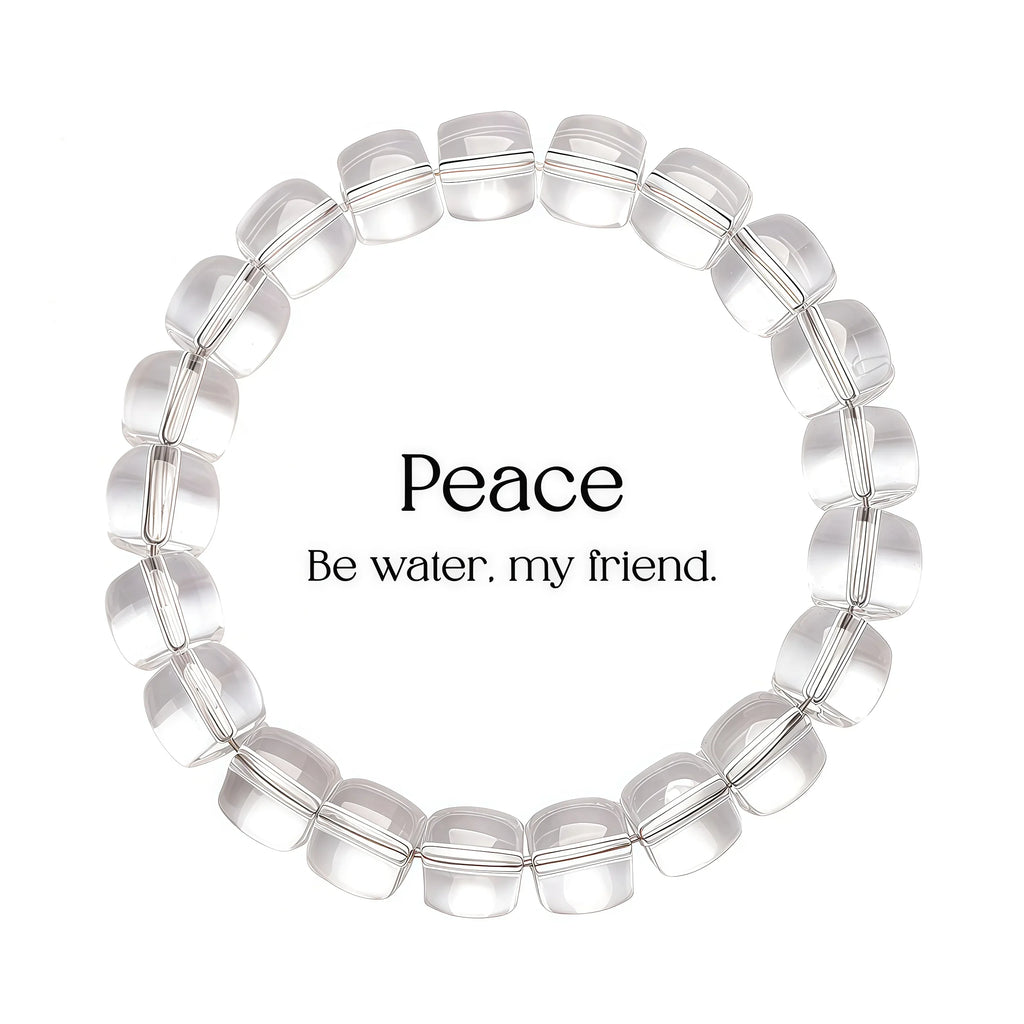 Natural Clear Quartz Bracelet for Clarity and Calm