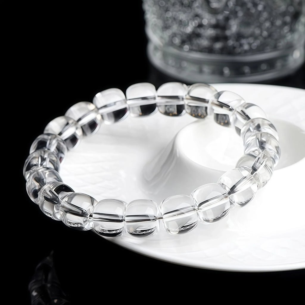 Authentic Natural Clear Quartz Bracelet - Meaningful Gift
