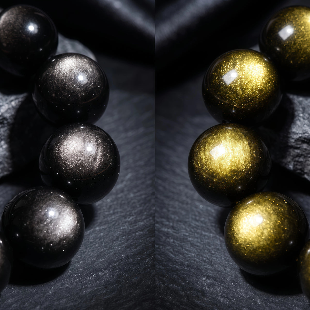 Authentic Black Obsidian Crystal Jewelry for Inner Strength