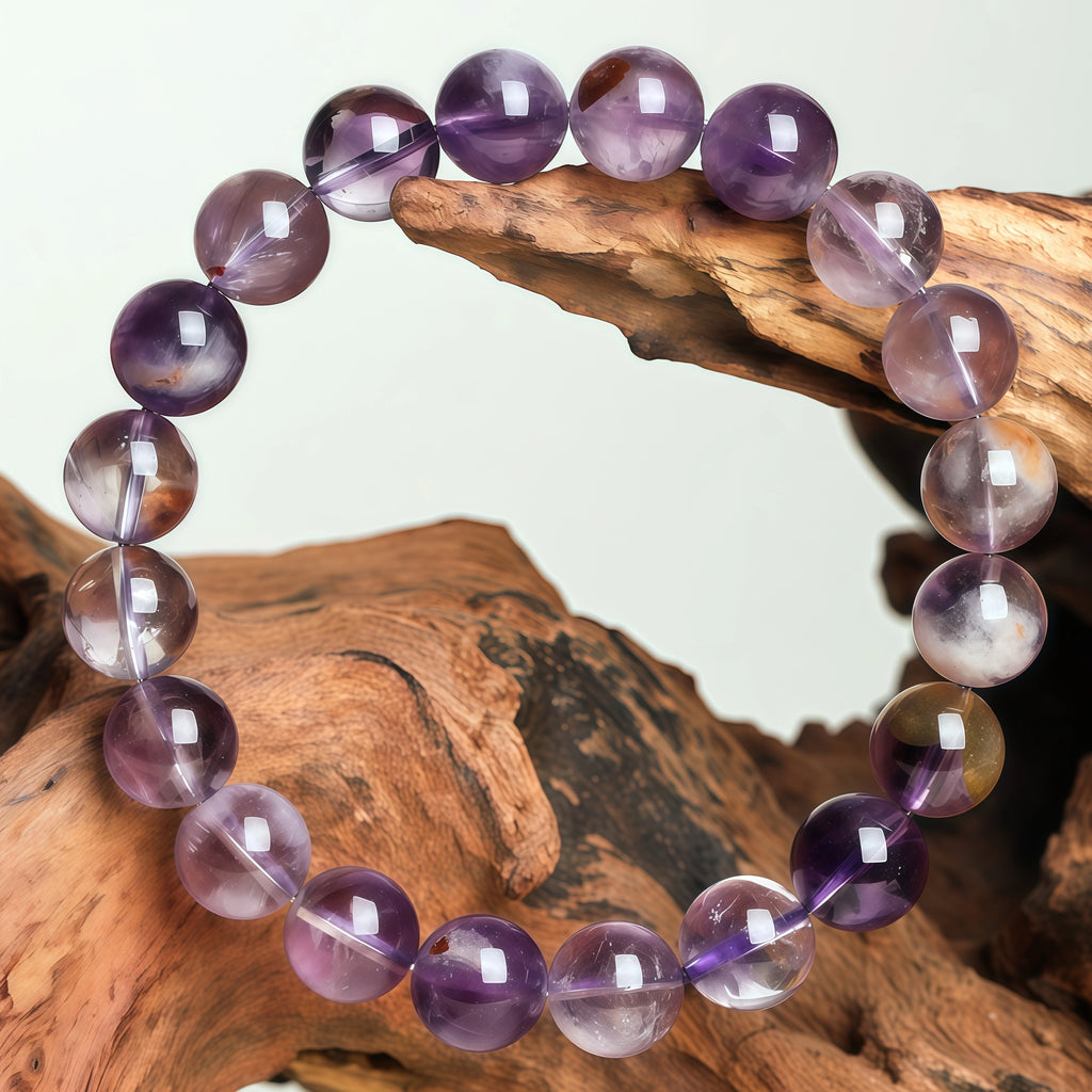 Authentic Natural Phantom Quartz Bracelet - Meaningful Evolution Gift