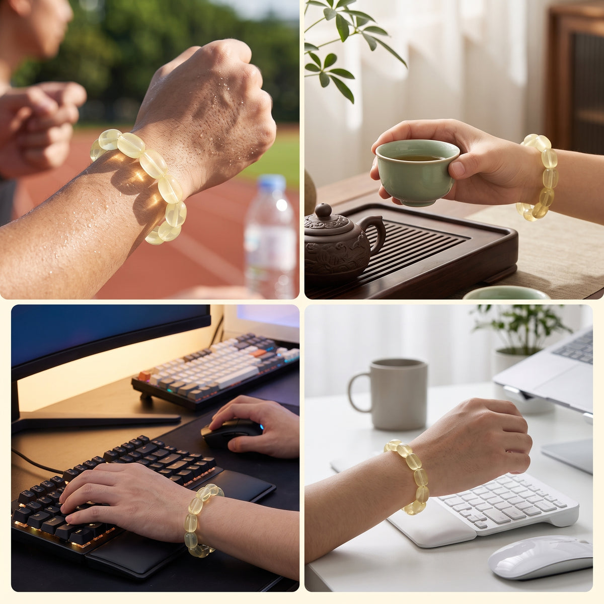 Authentic Natural Citrine Bracelet - Emotional Wellness Gift
