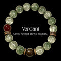 Natural Green Phantom Quartz Bracelet for Steady Growth