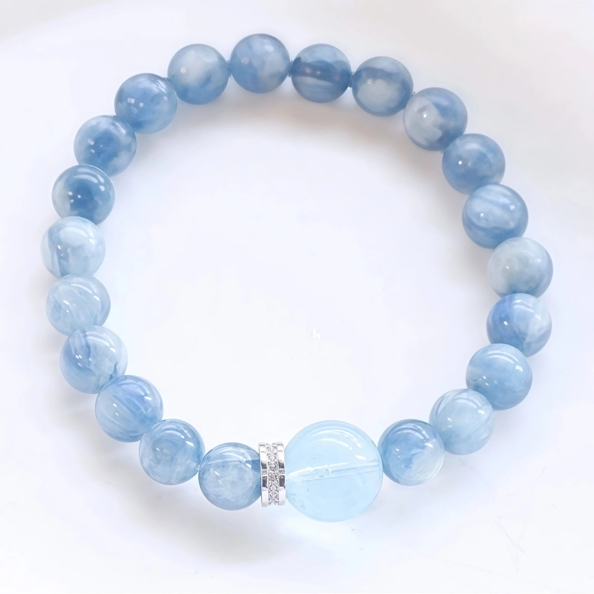 Authentic Natural Kyanite Bracelet - Meaningful Earthy Jewelry