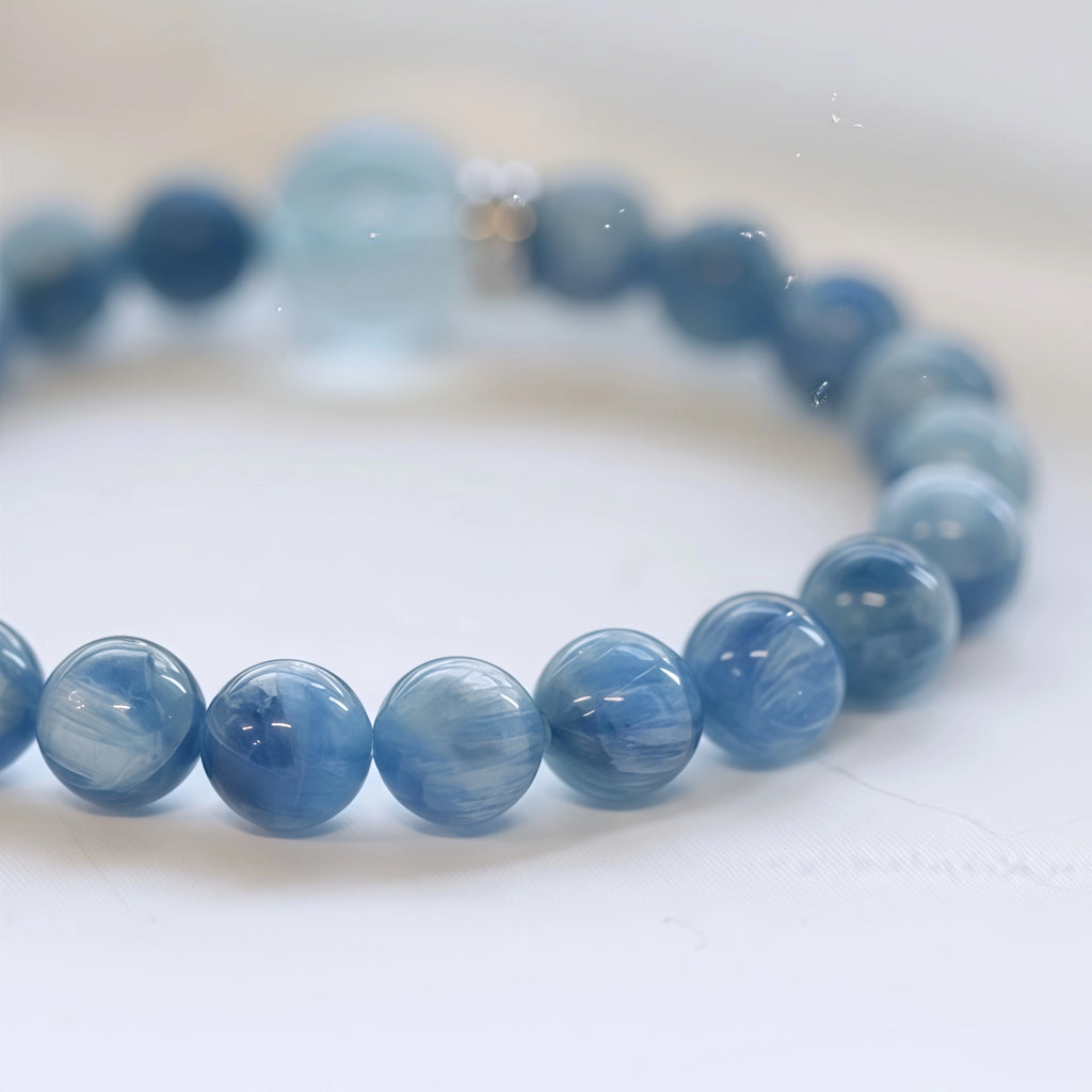 Genuine Kyanite Crystal Calming Energy Bracelet