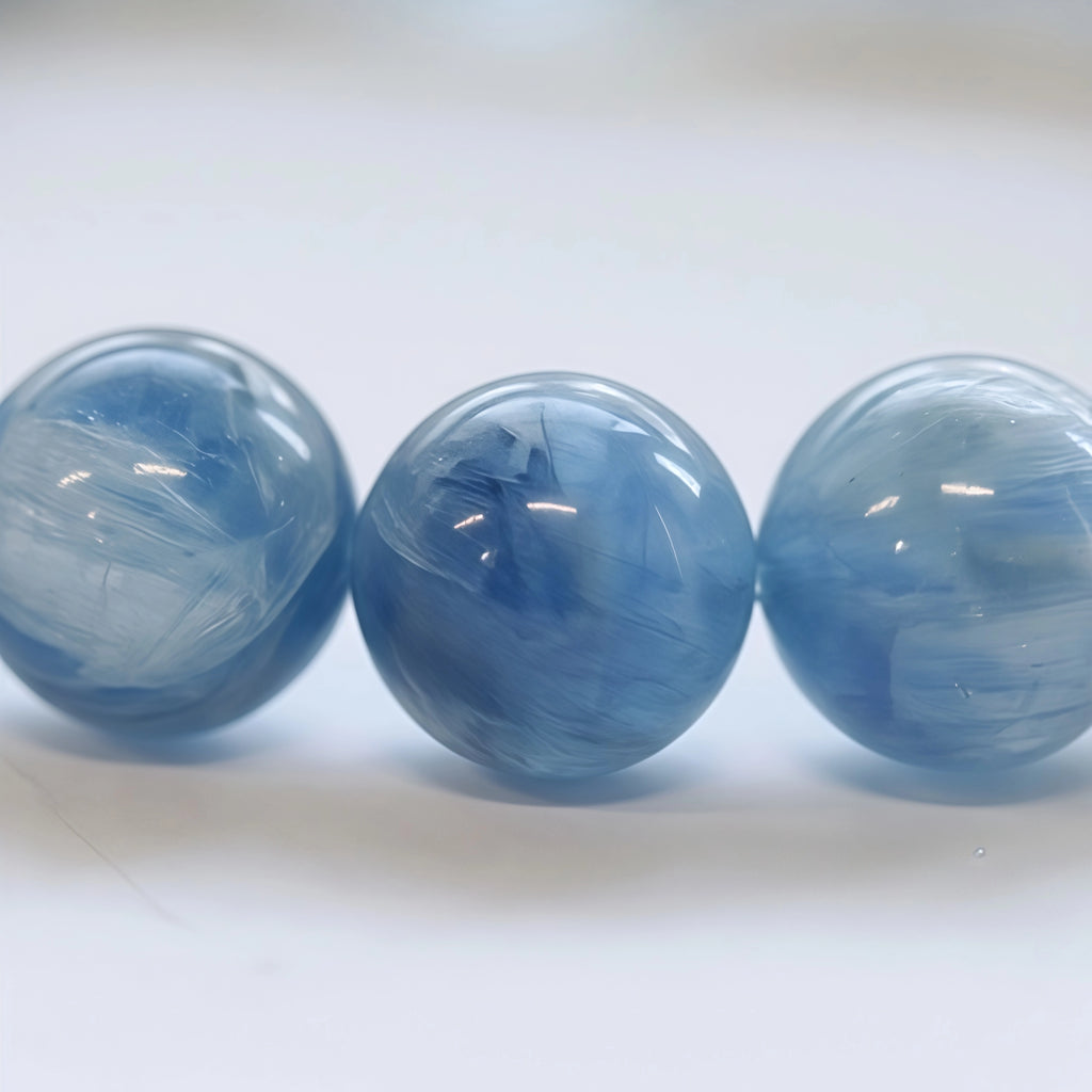 Handcrafted Natural Kyanite Jewelry - Minimalist Healing Bracelet
