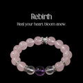 Natural Madagascar Rose Quartz Bracelet for Emotional Healing