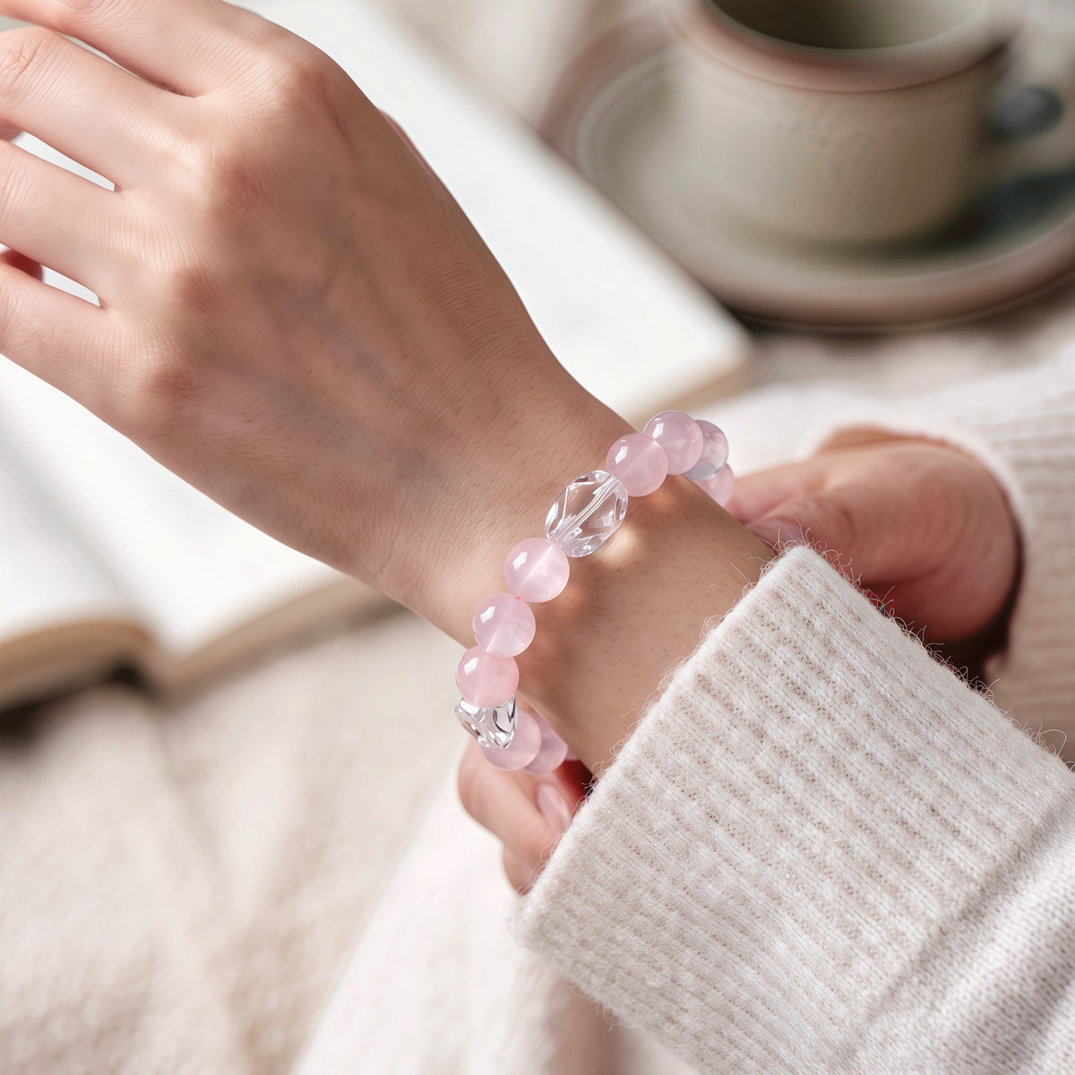 Handcrafted Natural Gemstone Bracelet for Self Care and Healing