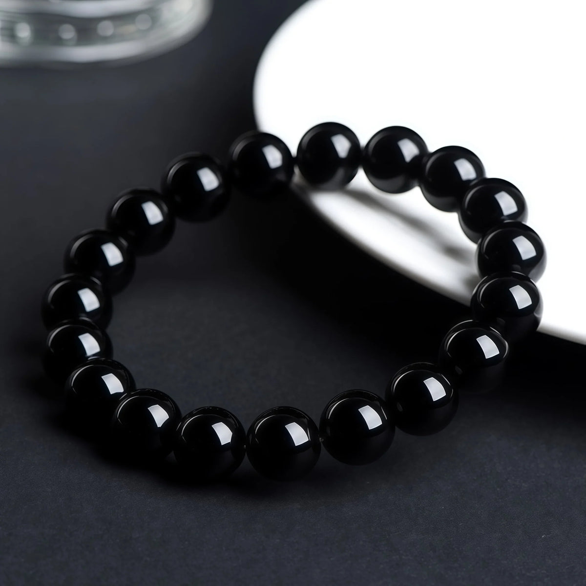 Handcrafted Jet-Black Obsidian Jewelry for Grounding and Balance