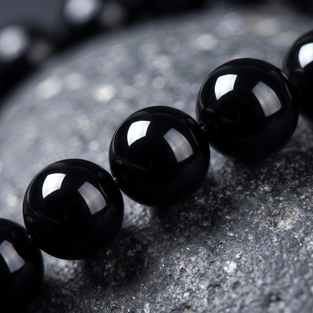 Natural Obsidian Healing Crystal Bracelet for Men and Women