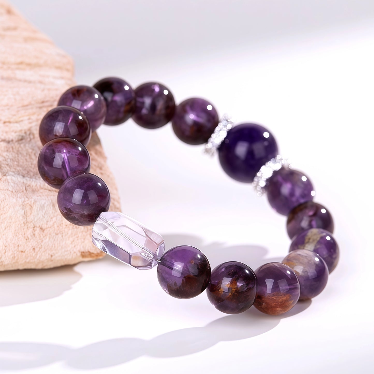 3A‑Grade Natural Amethyst Bracelet｜Original‑Designed Crystal Piece