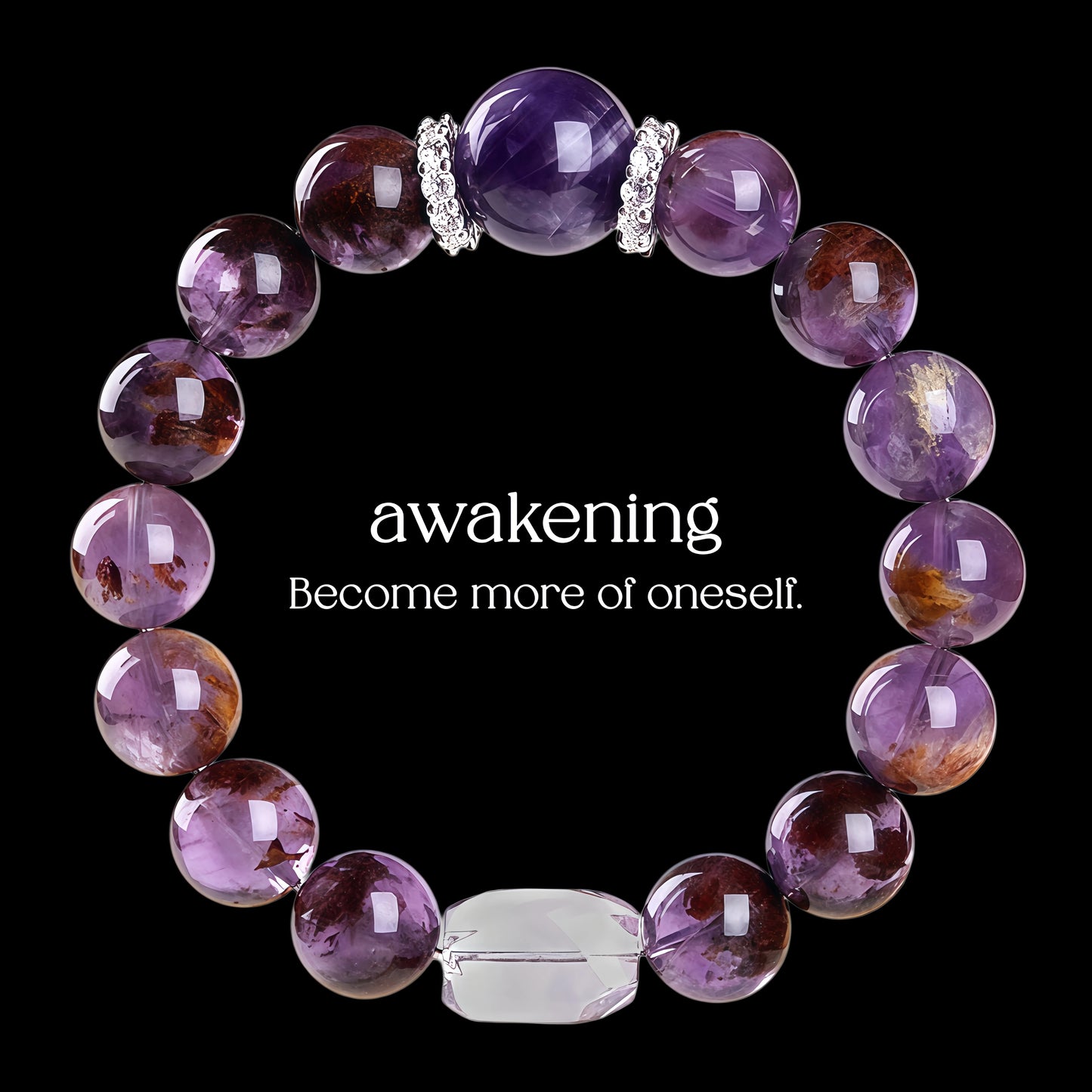 3A‑Grade Natural Amethyst Bracelet｜Original‑Designed Crystal Piece