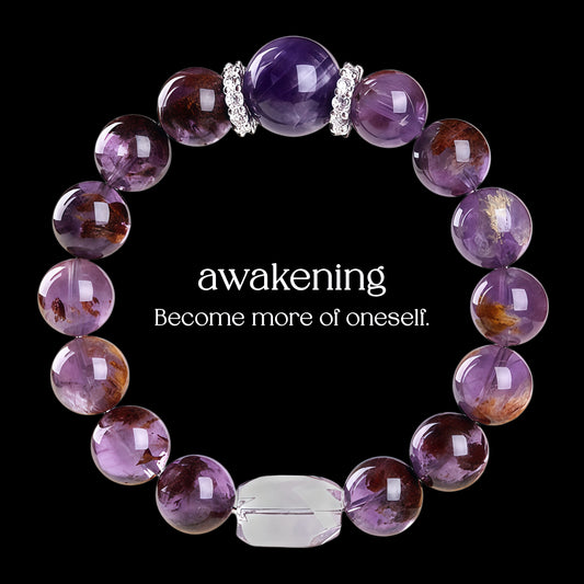 3A‑Grade Natural Amethyst Bracelet｜Original‑Designed Crystal Piece