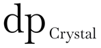 The text 'dp Crystal' in a thin, white outline font against a black background.